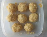 Foto langkah ke 4 dari resep Bakpao Kabocha (Labu Kuning) isi Ayam Kecap.