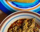 A picture of step 5 of Egusi soup.