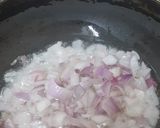 A picture of step 2 of Tofu or soya milk paneer bhurjee.