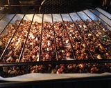A picture of step 4 of Chocolate Granola.