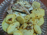 Colita de cuadril de cerdo rellena con Roquefort en cerveza negr