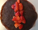 Foto del paso 6 de la receta Creps negros de fresas 🍓🍫