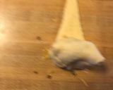 A picture of step 9 of Christmas breakfast roll-ups.