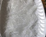 A picture of step 1 of Steamed Luffah.