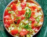 A picture of step 1 of Mixed Salad.
