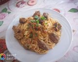 صورة لخطوة 6 من وصفة سباغيتي بكريات اللحم مفروم 🍝🍝