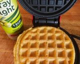A picture of step 4 of My keto chaffle bread.
