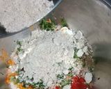 A picture of step 6 of Masala Oats Idly.