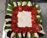 Une image de l'étape 5 de Salade d'été multicolore aux anchois marinés.