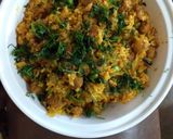 A picture of step 3 of Nutrela soya vegetable pulao.