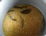 A picture of step 1 of Baby potatoes with Chana Dal.