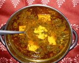 A picture of step 12 of Paneer Chaman.