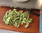 Foto del paso 9 de la receta: Hortalizas con lenguaditos fritos y salsa de don roquefort para Tutti
