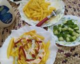 عکس مرحله 4 از دستور سیب زمینی رستورانی 😋