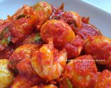 Foto langkah ke 4 dari resep Sambel Balado Udang Pete Telur Puyuh.