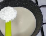 A picture of step 2 of Strawberry mahalabia ||Arabic dessert || strawberry milk pudding.