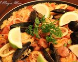 西班牙海鮮飯 (Seafood Paella)的食譜步驟4照片