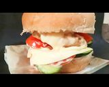 A picture of step 5 of Tasty Chicken patti burger.