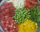 A picture of step 2 of Bhaji without butter.