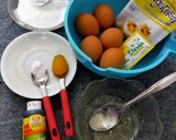 Foto langkah ke 1 dari resep Pukis Pandan Lowcarb/Debm/Keto.