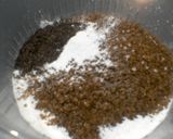 Foto del paso 1 de la receta Brownie con helado de plátano en tarro (vegano)