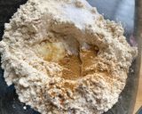 A picture of step 1 of Jowari roti.