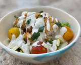 Foto del paso 4 de la receta: Ensalada César con pollo empanado en Airfryer