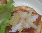 Foto langkah ke 7 dari resep Burger Ayam Homemade.