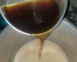 A picture of step 4 of Wheat porridge made with jaggery (gur).