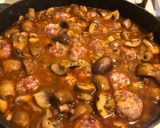 Betyáros-gombás húsgomboc recept fázis 5 fotója