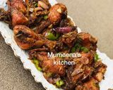 A picture of step 4 of Peppered chicken.