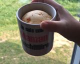 Une image de l'étape 3 de Mugcake chèvre/chorizo.
