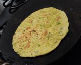 A picture of step 4 of Spring onion paratha.