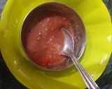 A picture of step 3 of Tamatar chutney.