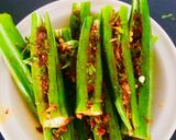 લસુની મસાલા ભીંડી (Lasuni Masala Bhindi Recipe In Gujarati) રેસીપી સ્ટેપ2ફોટો