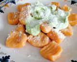 Foto del paso 8 de la receta Ñoquis de boniato con salsa de brócoli y queso