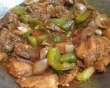 A picture of step 9 of Chilli chicken.