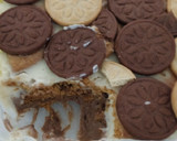 Foto del paso 8 de la receta: Tarta de galletas, vainilla y chocolate