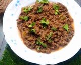 A picture of step 9 of Shinwari Karahi Qeemah.