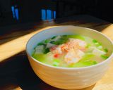 Hình bước làm 5 của món Canh bầu đậu phụ tôm