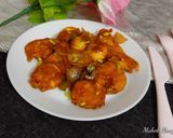 চিলি  এগ রেসিপি ধাপ - 9 ছবি