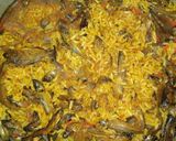 A picture of step 5 of Local jollof rice and fried plantain.