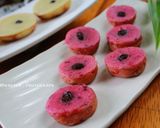 Foto langkah ke 10 dari resep Kue lumpur kentang simple (buah naga, pandan, original).