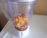 A picture of step 2 of Homemade Mixed Fruit Jam.