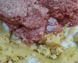 Foto langkah ke 3 dari resep Perkedel Kentang Ayam.