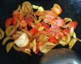 A picture of step 1 of Pasta Maggie.