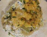 A picture of step 4 of Aloo Paratha.