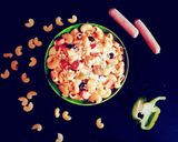 A picture of step 4 of Chicken Cheese Sausage Pasta.
