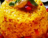 A picture of step 14 of Navratan pulao.