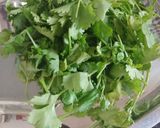 A picture of step 2 of Apple coriander chutney.